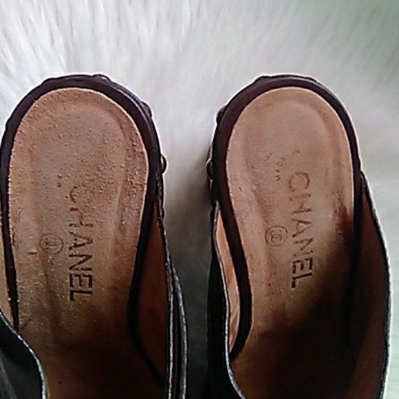 Chanel Couture Platform Clogs - Picture 2 of 7